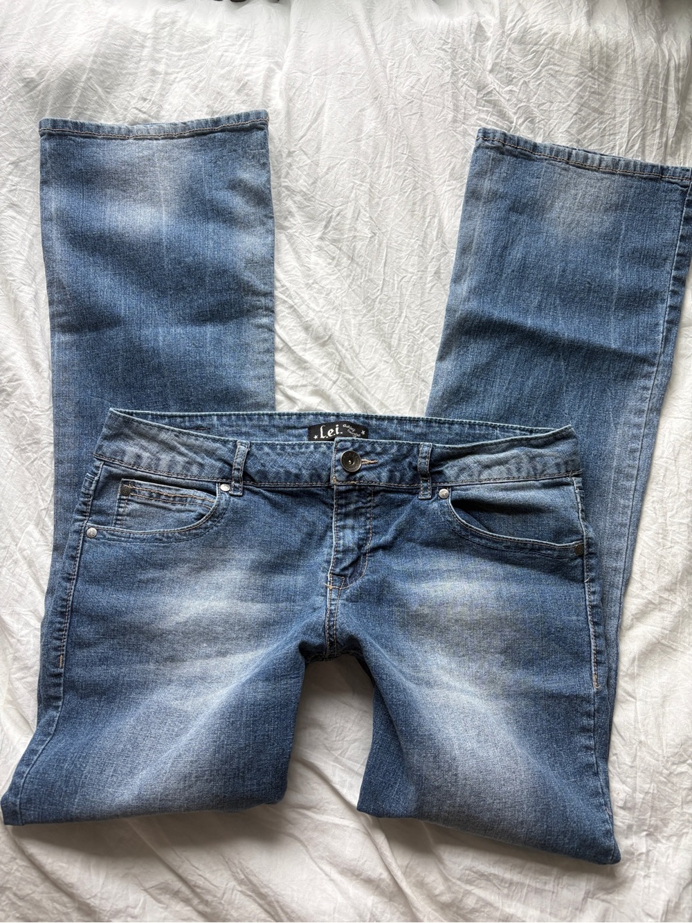 LEI y2k low rise bootcut jeans